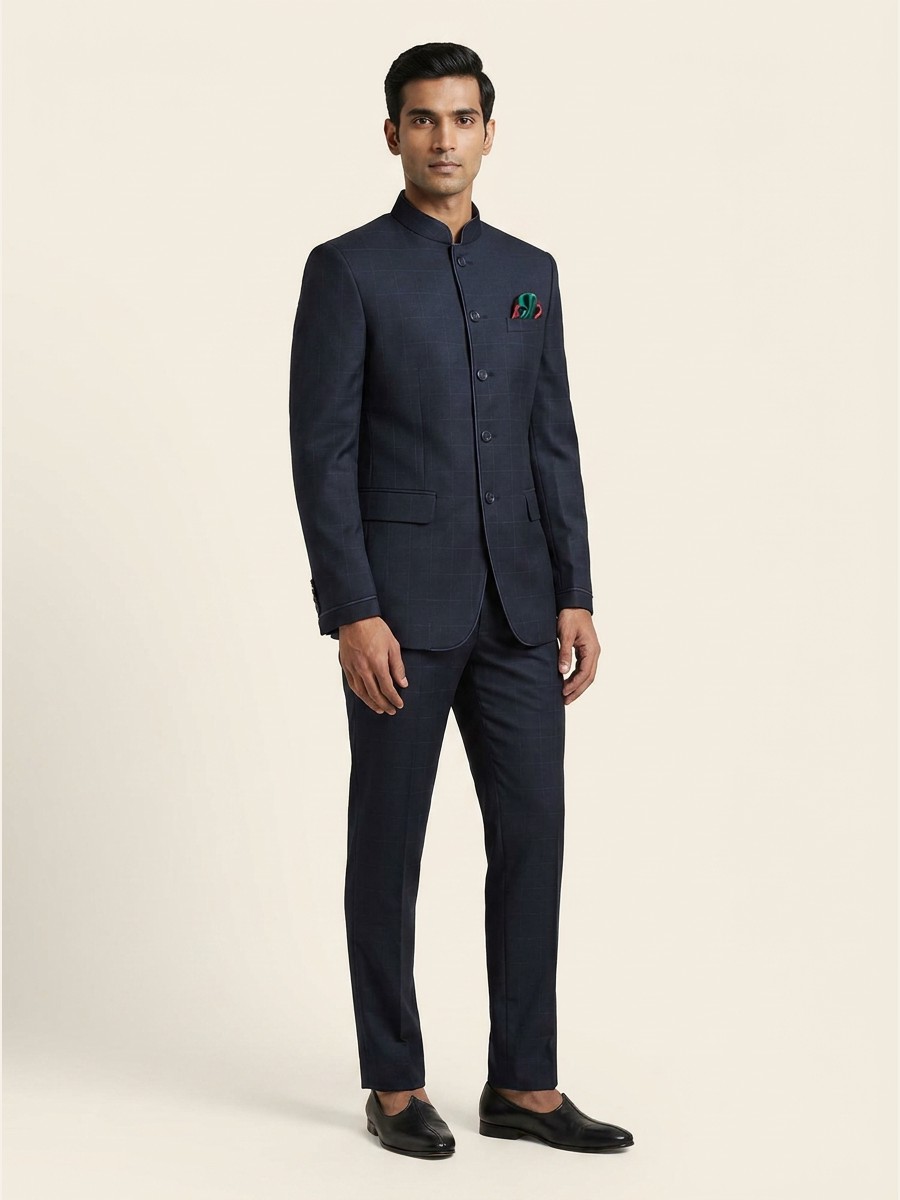 Signature All-Weather Suiting · Super 70s fabric styled as a garment