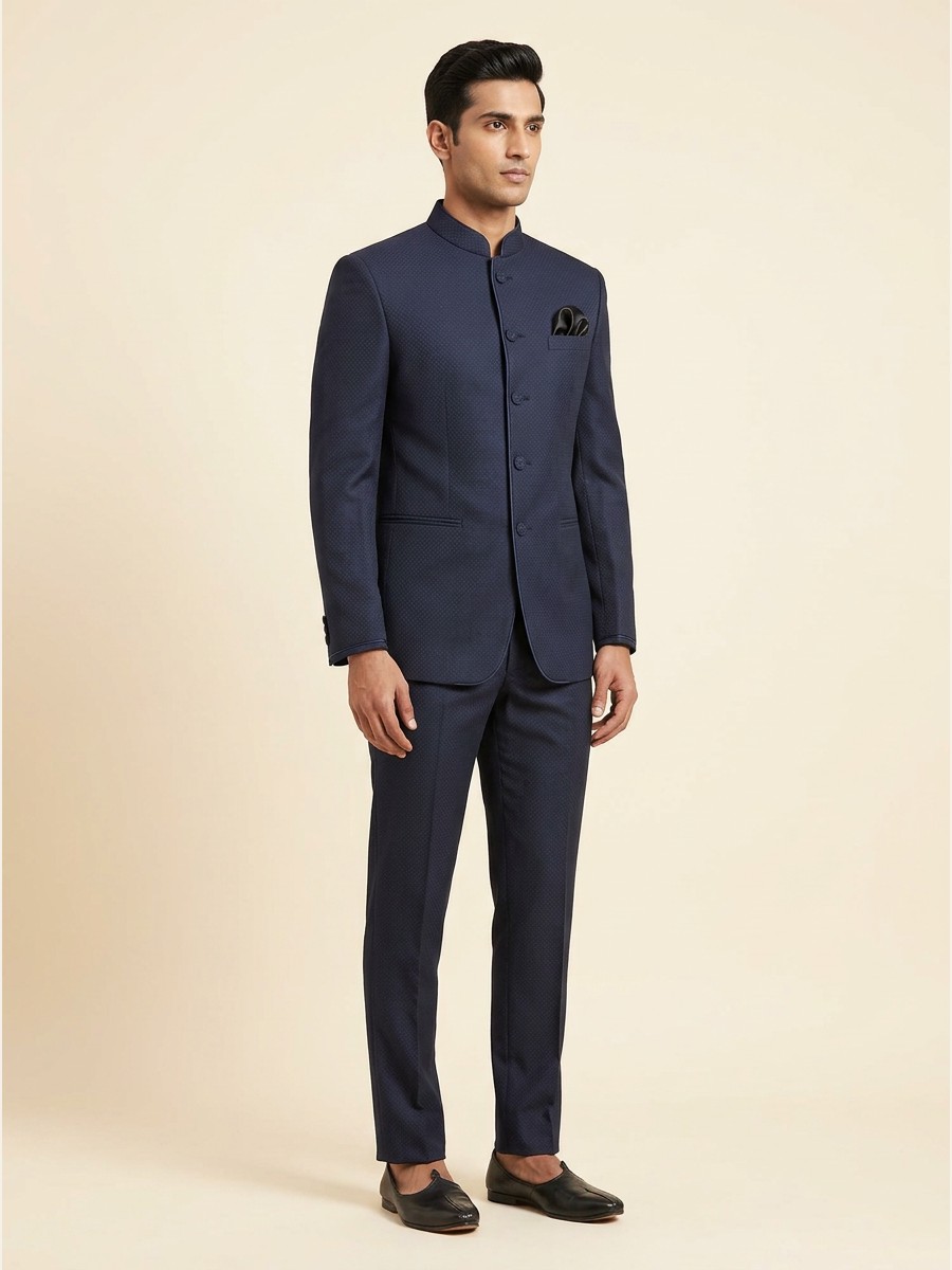 Signature All-Weather Suiting · Super 70s fabric styled as a garment