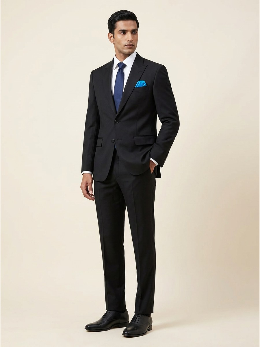 Reserve All-Weather Suiting · Super 140s fabric styled as a garment